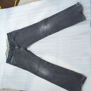 Vans  Men's /Boys Off The Wall Custom Made For You Gray Faded Jeans  Size 28x30